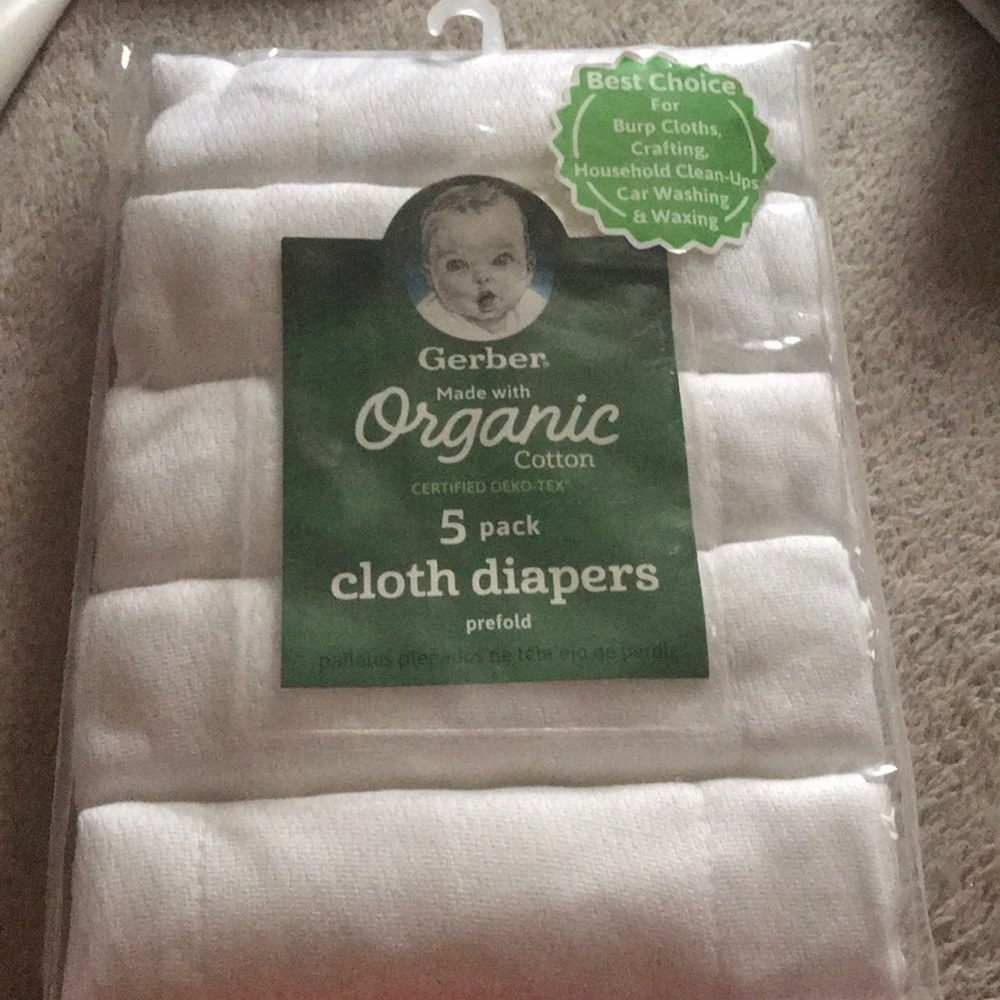 Gerber organic cloth diapers